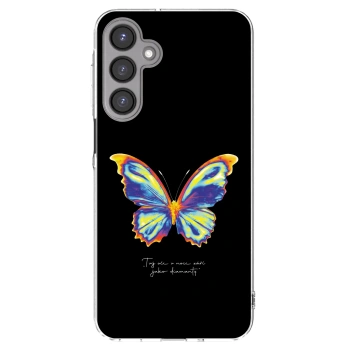 Picasee Samsung Galaxy A16 4G Hülle - Transparentes Silikon - Diamanty Black