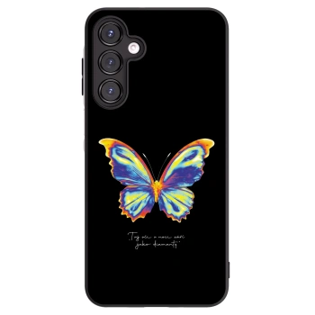 Picasee Samsung Galaxy A16 4G Hülle - Schwarzes Silikon - Diamanty Black