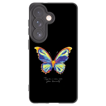 Picasee Samsung Galaxy S26 Hülle - Schwarzes Silikon - Diamanty Black
