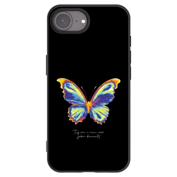 Picasee Apple iPhone 17e Hülle - Schwarzes Silikon - Diamanty Black