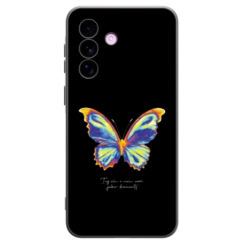 Picasee Samsung Galaxy A57 5G Hülle - Schwarzes Silikon - Diamanty Black