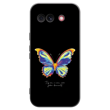 Picasee Google Pixel 10a Hülle - Schwarzes Silikon - Diamanty Black