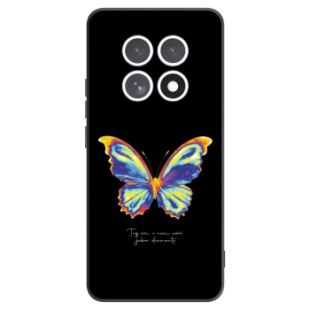 Picasee Xiaomi Redmi Note 15 5G Hülle - Schwarzes Silikon - Diamanty Black