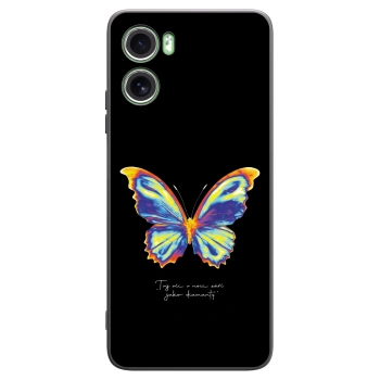 Picasee Motorola Moto G06 Hülle - Schwarzes Silikon - Diamanty Black