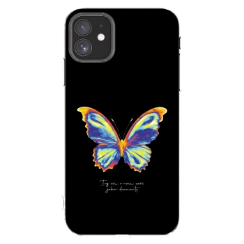 Picasee Apple iPhone 11 Hülle - Transparentes Silikon - Diamanty Black