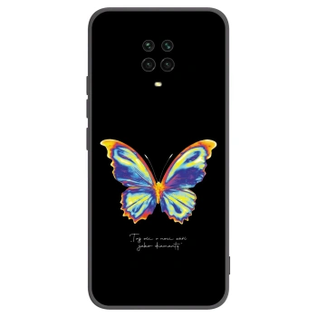 Picasee Xiaomi Redmi Note 9 Pro Hülle - Schwarzes Silikon - Diamanty Black