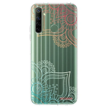 Picasee Realme 6i Hülle - Transparentes Silikon - Blumenmuster