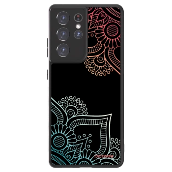 Hülle für Samsung Galaxy S21 Ultra 5G G998B - Blumenmuster