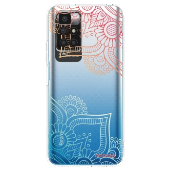 Picasee Xiaomi Redmi 10 Hülle - Transparentes Silikon - Blumenmuster