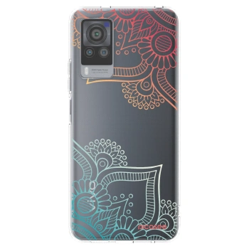 Picasee Vivo X60 Pro 5G Hülle - Transparentes Silikon - Blumenmuster