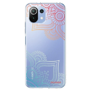 Picasee Xiaomi 11 Lite 5G NE Hülle - Transparentes Silikon - Blumenmuster