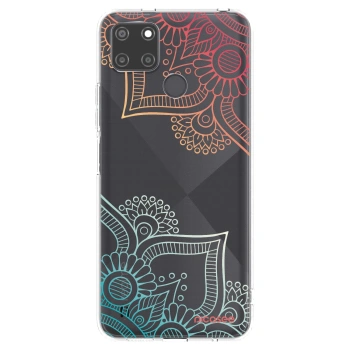 Picasee Realme C21Y Hülle - Transparentes Silikon - Blumenmuster