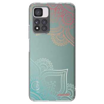 Picasee Xiaomi Redmi Note 11 Pro+ 5G Hülle - Transparentes Silikon - Blumenmuster