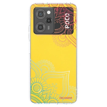 Picasee Xiaomi Poco X5 Pro Hülle - Transparentes Silikon - Blumenmuster