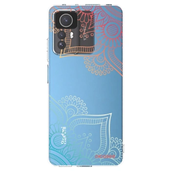 Picasee Xiaomi Redmi Note 12S Hülle - Transparentes Silikon - Blumenmuster