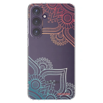 Picasee Samsung Galaxy S24+ S926B 5G Hülle - Transparentes Silikon - Blumenmuster
