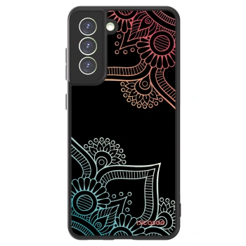 Picasee ULTIMATE CASE PowerShare für Samsung Galaxy S21 FE 5G - Blumenmuster