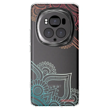 Picasee Honor Magic6 Pro Hülle - Transparentes Silikon - Blumenmuster