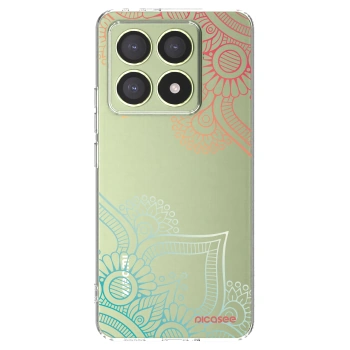Picasee Xiaomi 14T Hülle - Transparentes Silikon - Blumenmuster