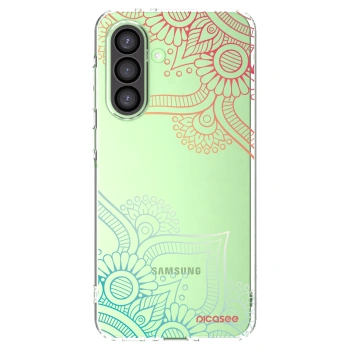 Picasee Samsung Galaxy A26 5G A266B Hülle - Transparentes Silikon - Blumenmuster
