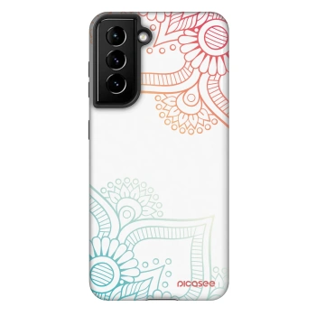 Hülle für Samsung Galaxy S21 5G G991B - Blumenmuster