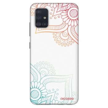 Hülle für Samsung Galaxy A51 A515F - Blumenmuster