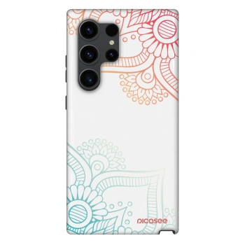 Picasee Fashion Case PowerShare pro Samsung Galaxy S24 Ultra S928B 5G - Blumenmuster