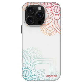 Picasee Fashion Case MagSafe für Apple iPhone 16 Pro - Blumenmuster