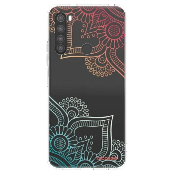 Picasee Xiaomi Redmi Note 8 Hülle - Transparentes Silikon - Blumenmuster