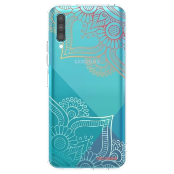 Picasee Samsung Galaxy A30s A307F Hülle - Transparentes Silikon - Blumenmuster