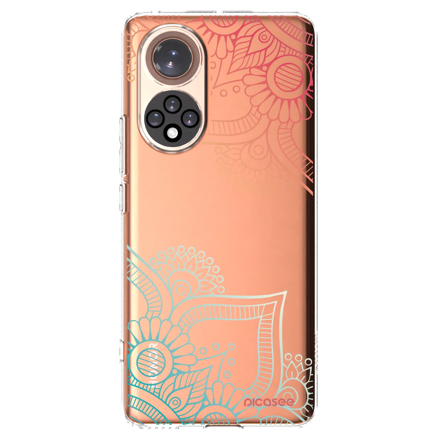 Picasee Huawei Nova 9 Hülle - Transparentes Silikon - Blumenmuster