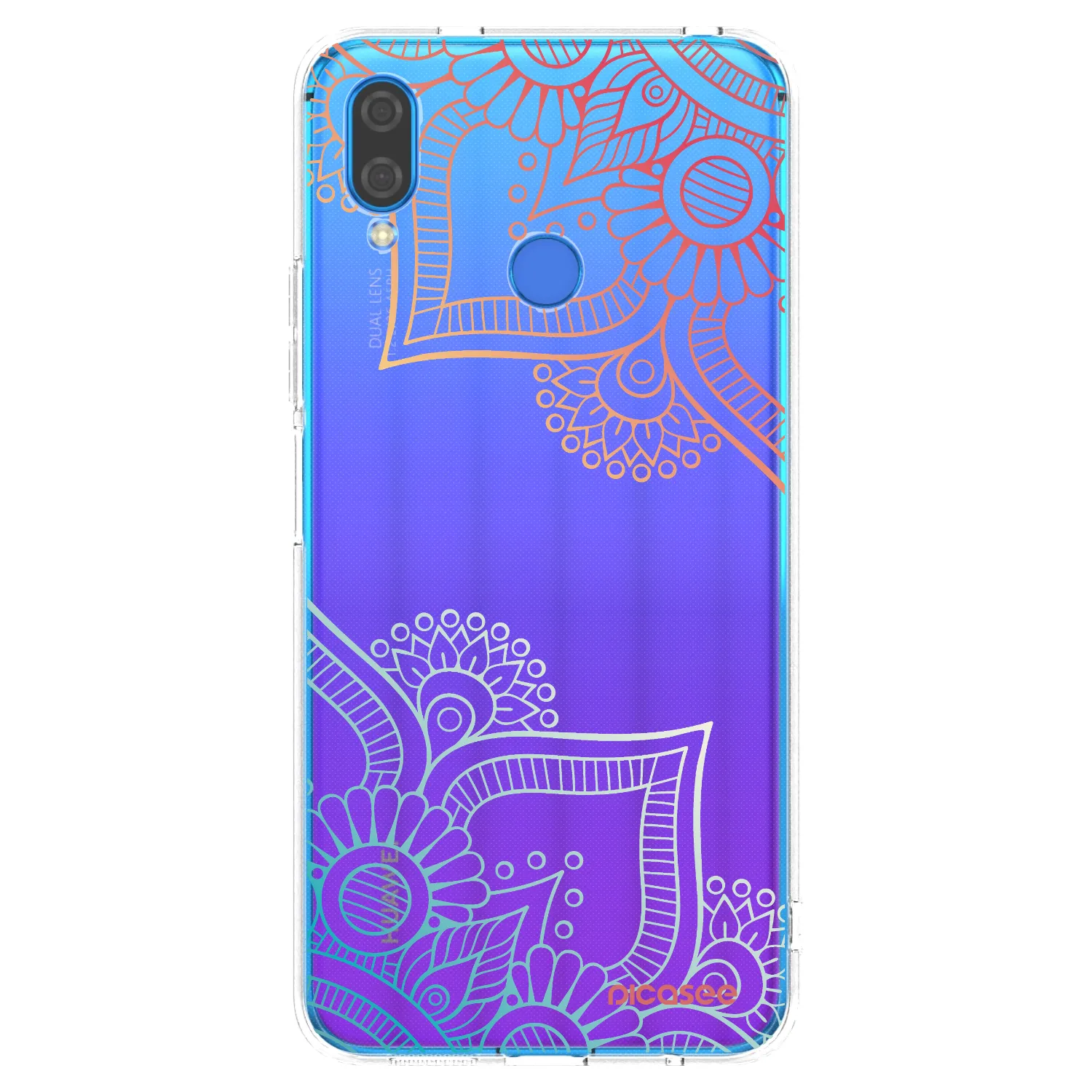 Picasee Huawei Nova 3 Hülle - Transparentes Silikon - Blumenmuster