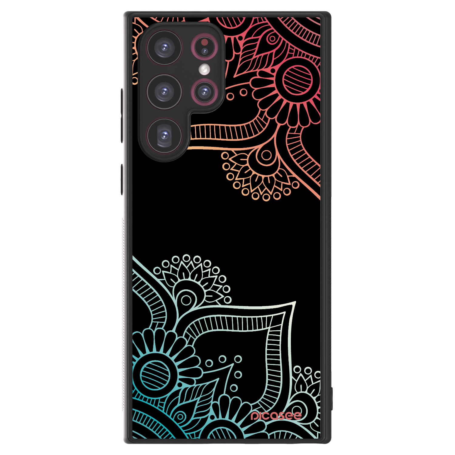 Picasee ULTIMATE CASE PowerShare für Samsung Galaxy S22 Ultra 5G - Blumenmuster
