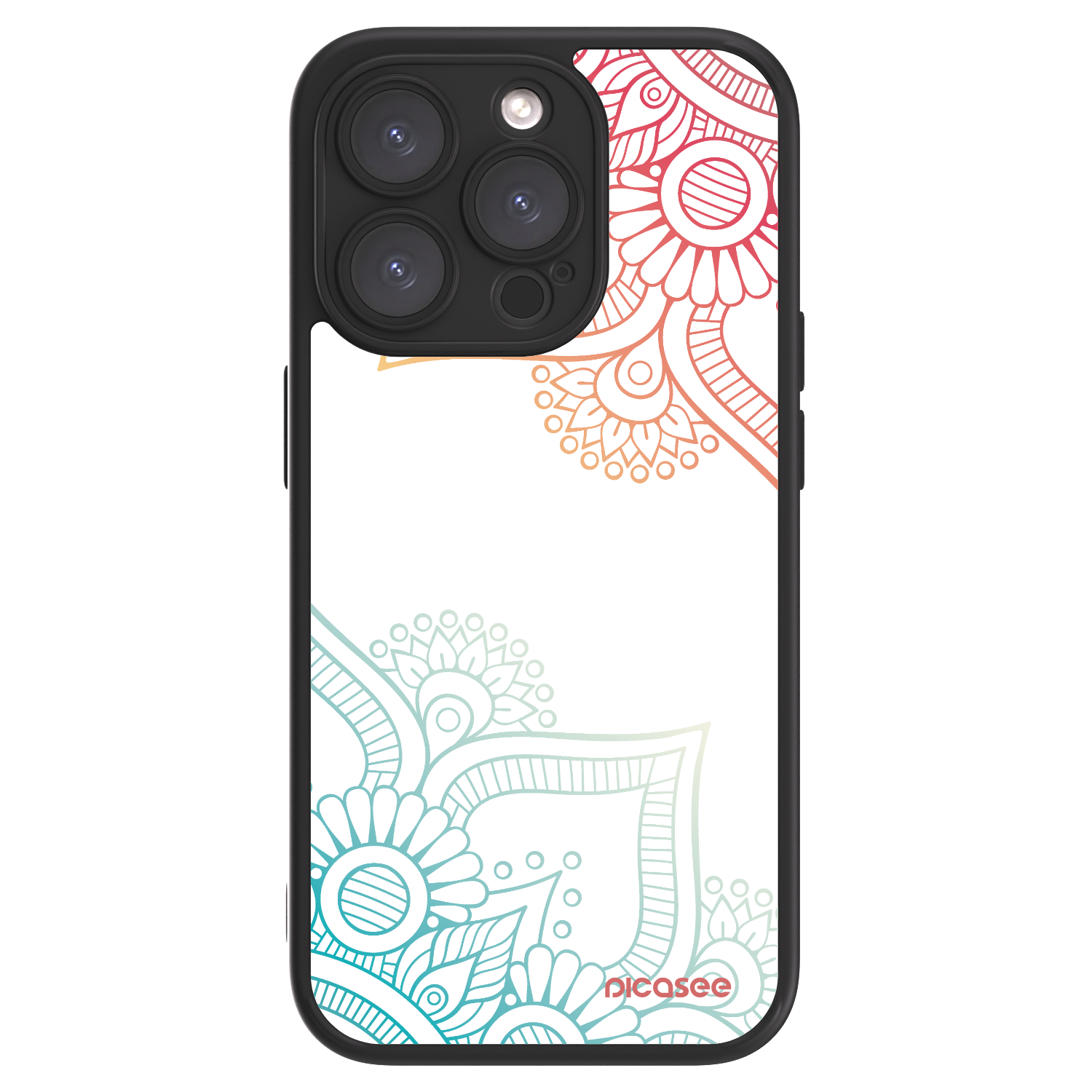 Picasee ULTIMATE CASE MagSafe für Apple iPhone 15 Pro - Blumenmuster