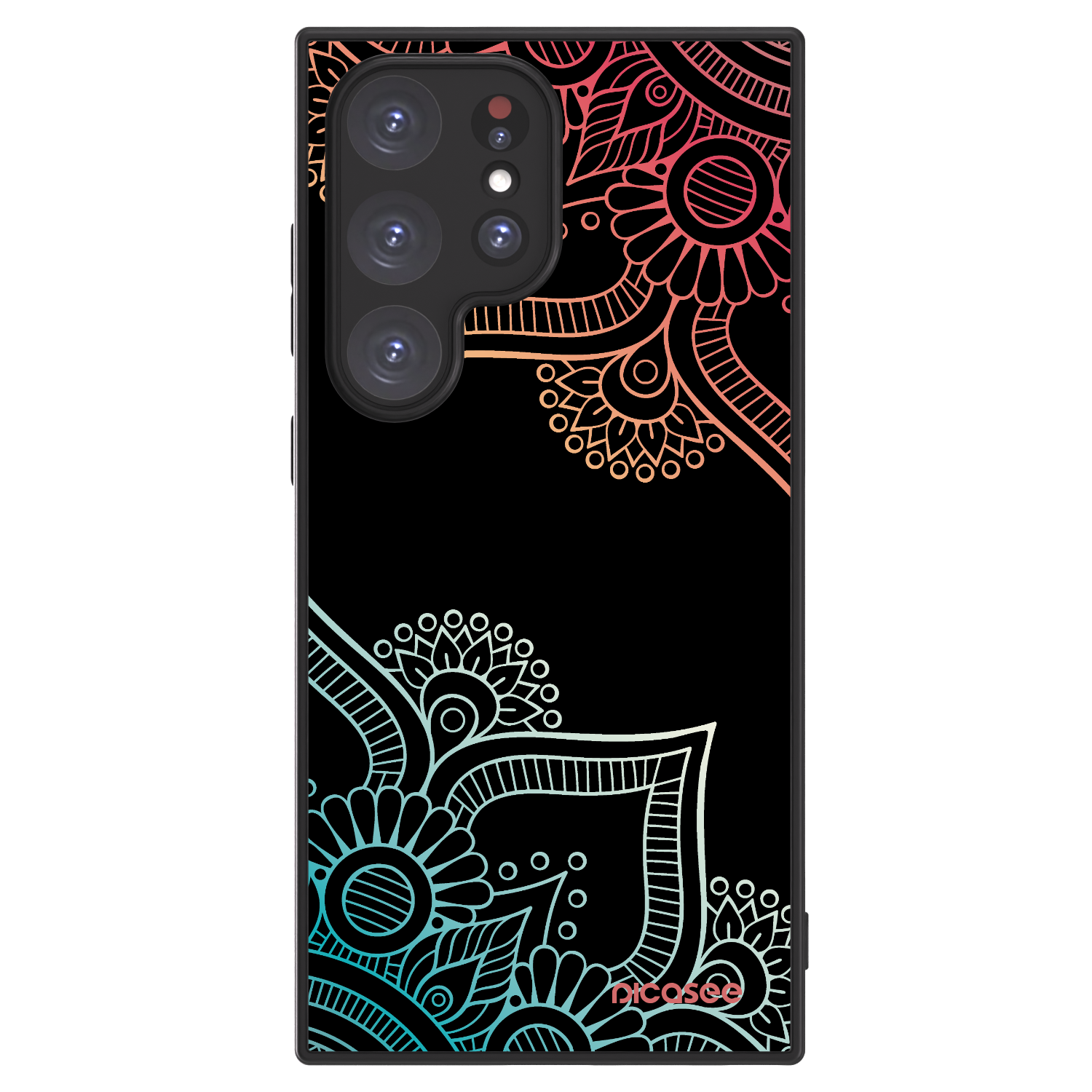 Picasee ULTIMATE CASE PowerShare für Samsung Galaxy S24 Ultra S928B 5G - Blumenmuster