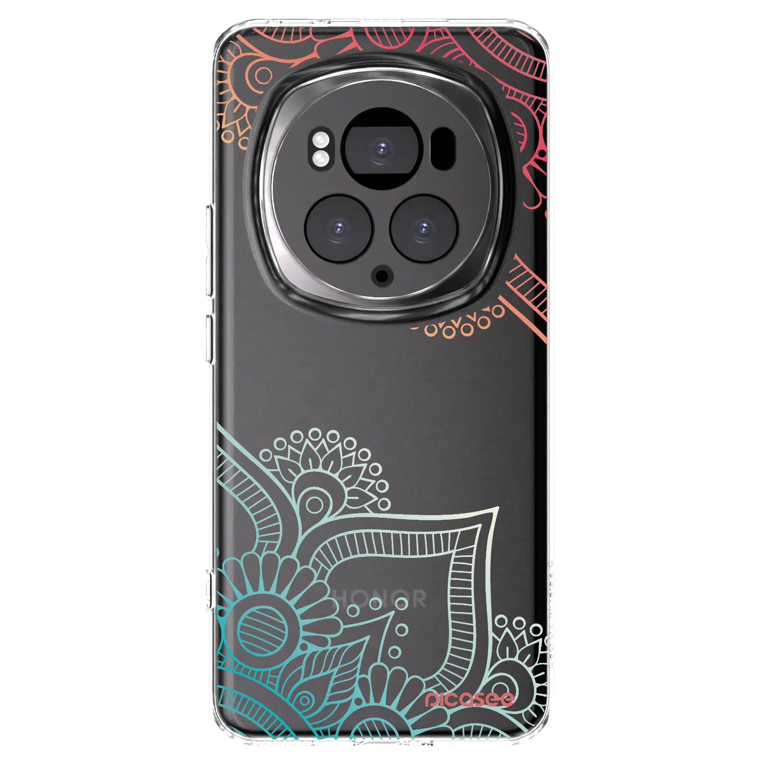 Picasee Honor Magic6 Pro Hülle - Transparentes Silikon - Blumenmuster