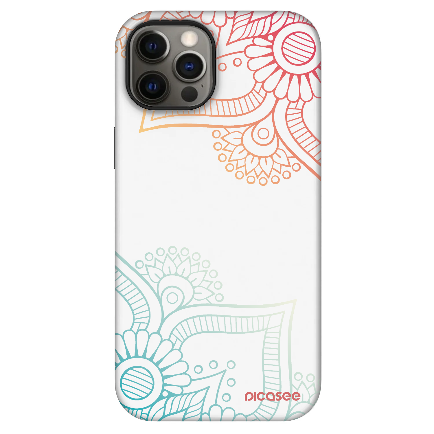 Picasee Fashion Case MagSafe für Apple iPhone 12 - Blumenmuster