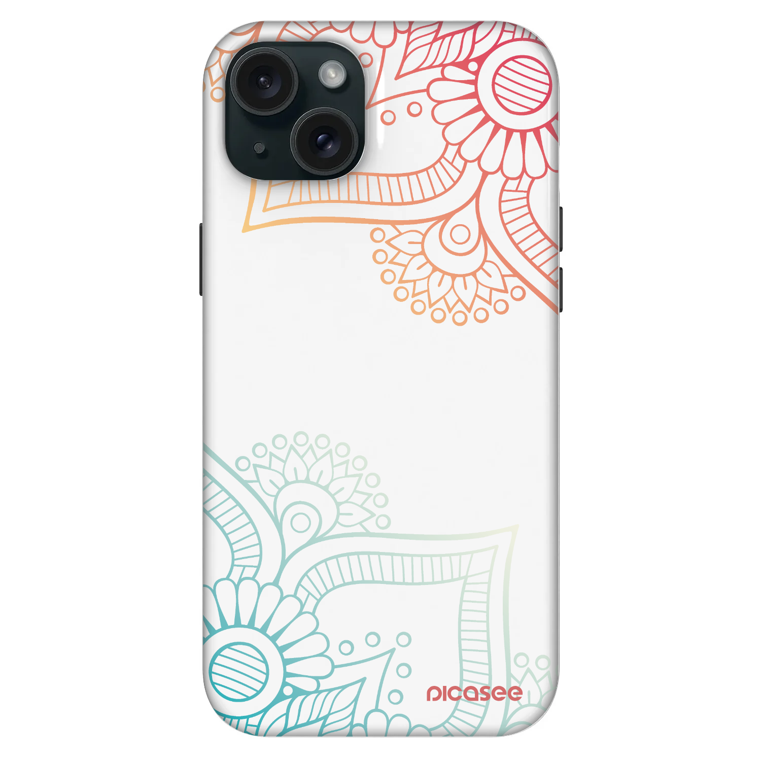 Picasee Fashion Case MagSafe für Apple iPhone 15 Plus - Blumenmuster