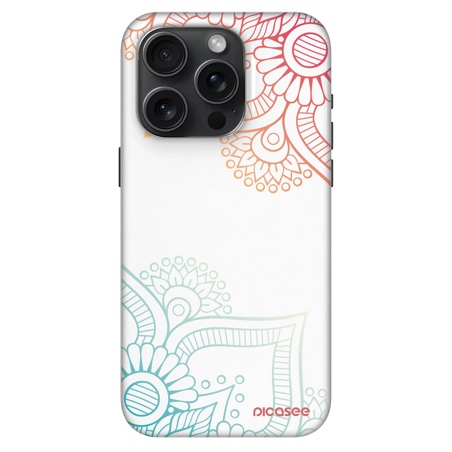 Picasee Fashion Case MagSafe für Apple iPhone 15 Pro - Blumenmuster