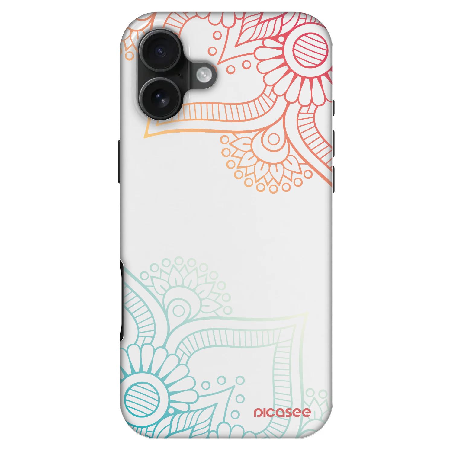 Picasee Fashion Case MagSafe für Apple iPhone 16 Plus - Blumenmuster