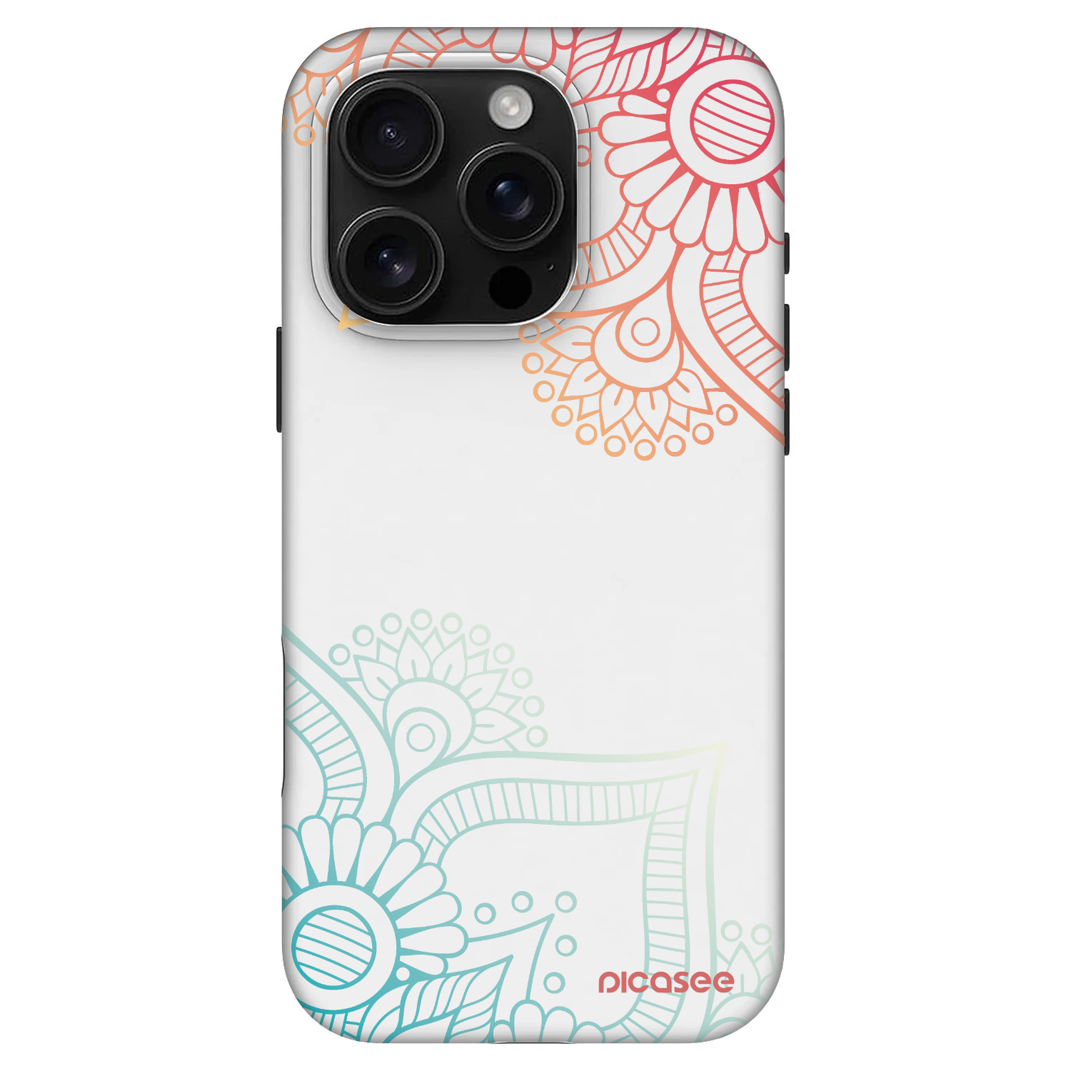 Picasee Fashion Case MagSafe für Apple iPhone 16 Pro - Blumenmuster