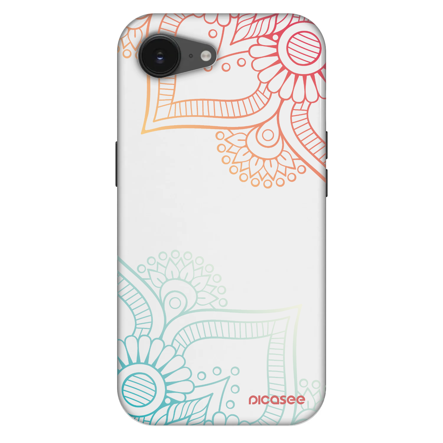 Picasee Fashion Case MagSafe für Apple iPhone 16e - Blumenmuster