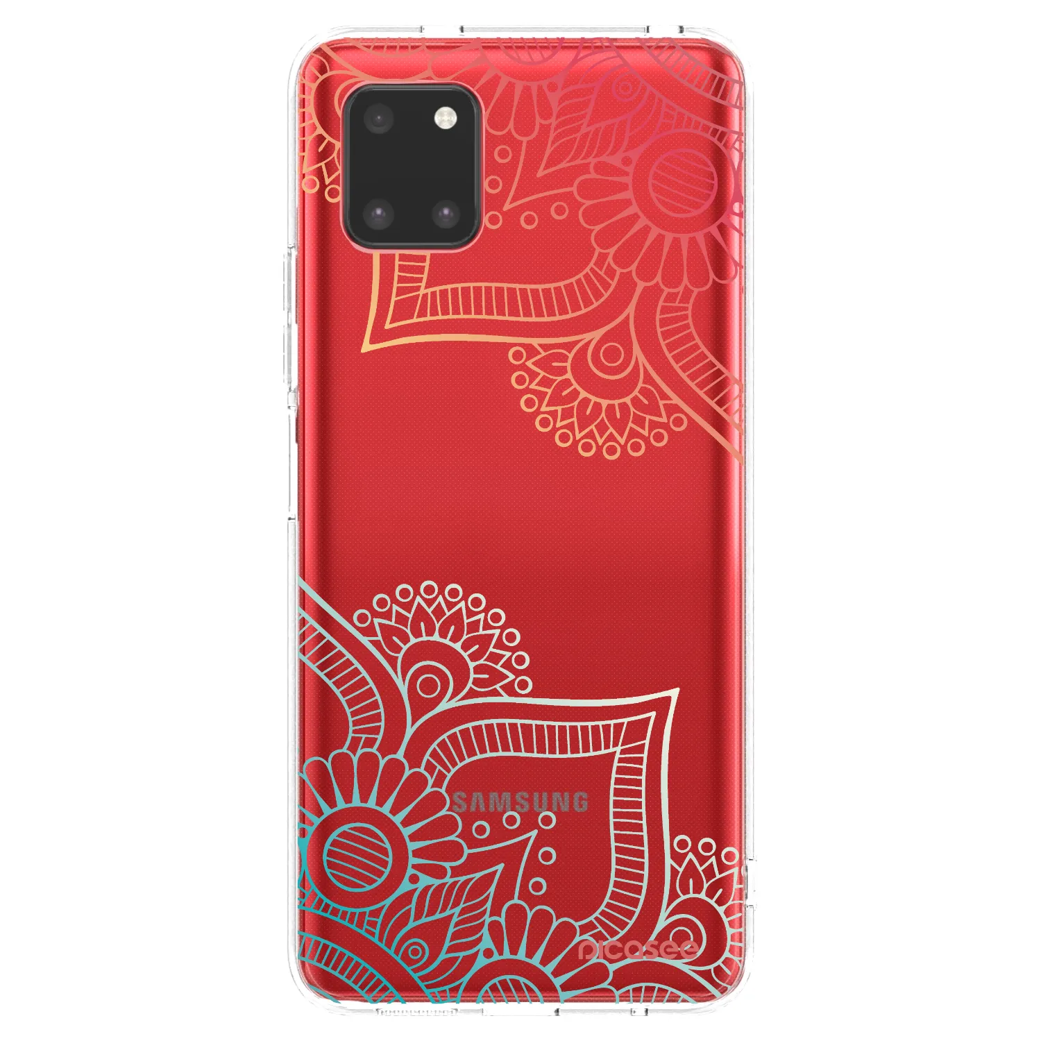 Picasee Samsung Galaxy Note 10 Lite N770F Hülle - Transparentes Silikon - Blumenmuster