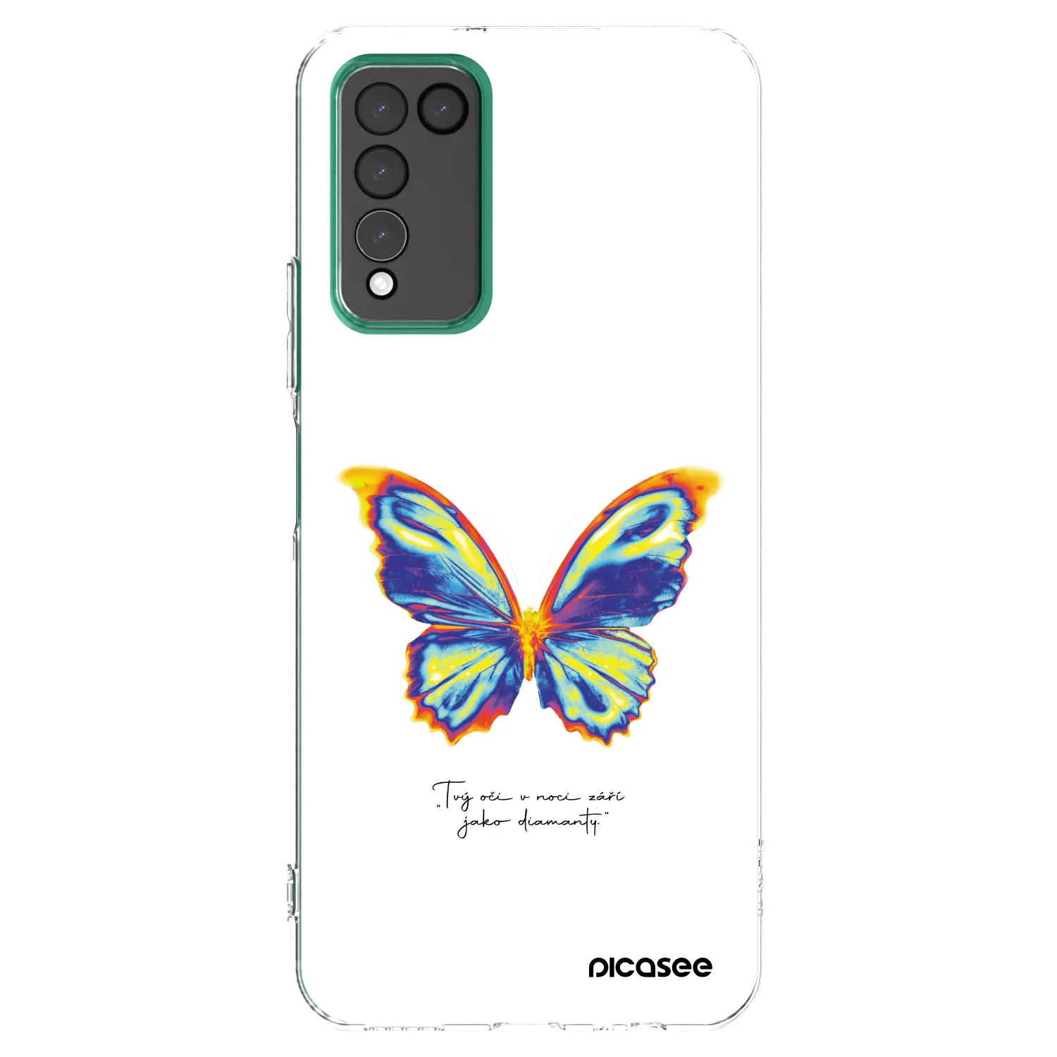 Picasee Honor 10X Lite Hülle - Transparentes Silikon - Diamanty White