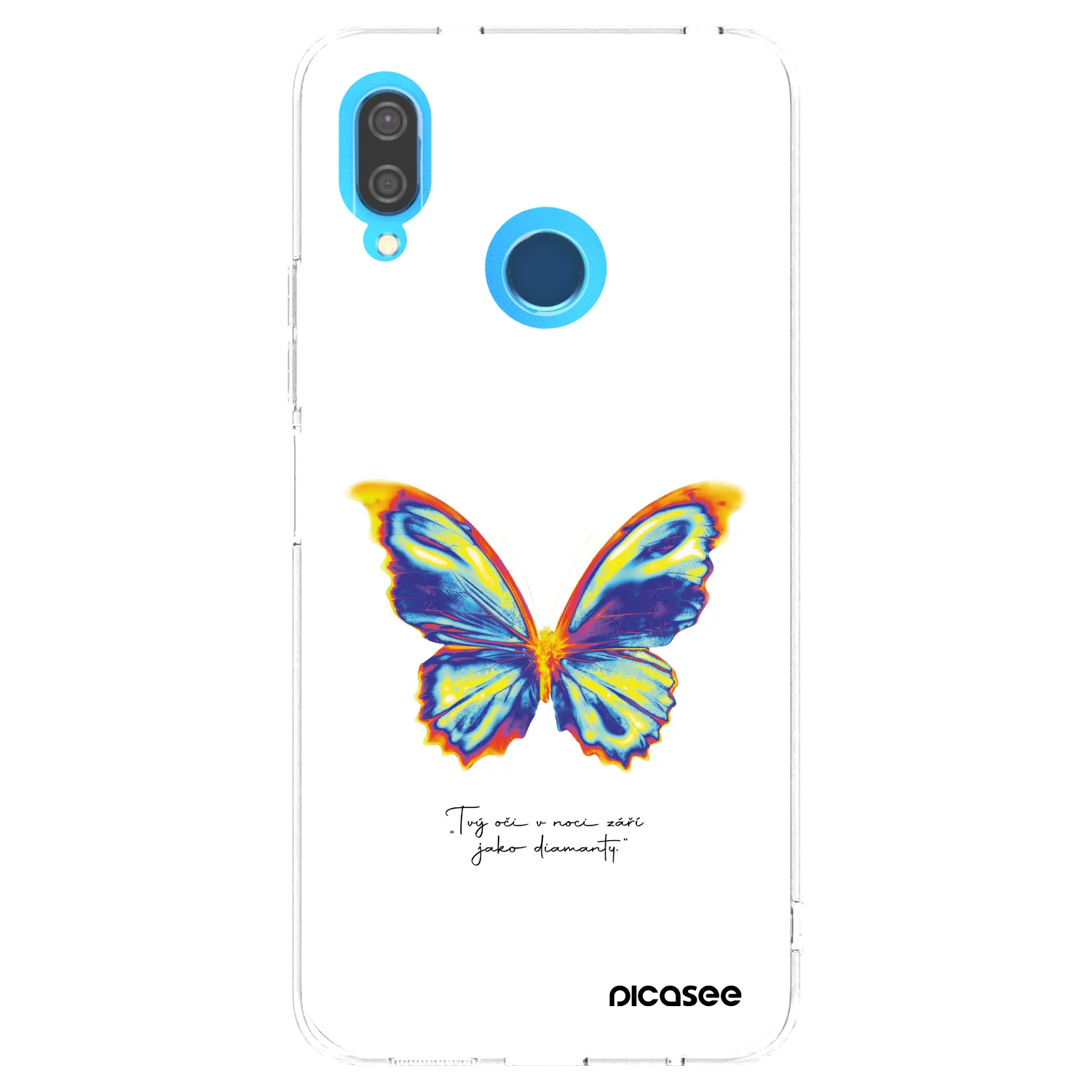 Picasee Huawei P20 Lite Hülle - Transparentes Silikon - Diamanty White