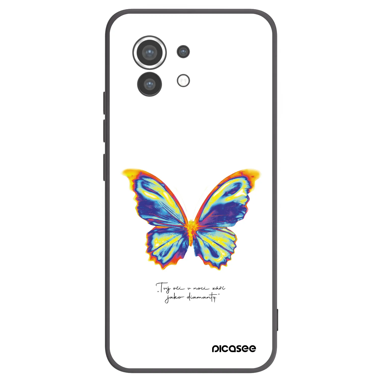 Picasee Xiaomi Mi 11 Hülle - Schwarzes Silikon - Diamanty White