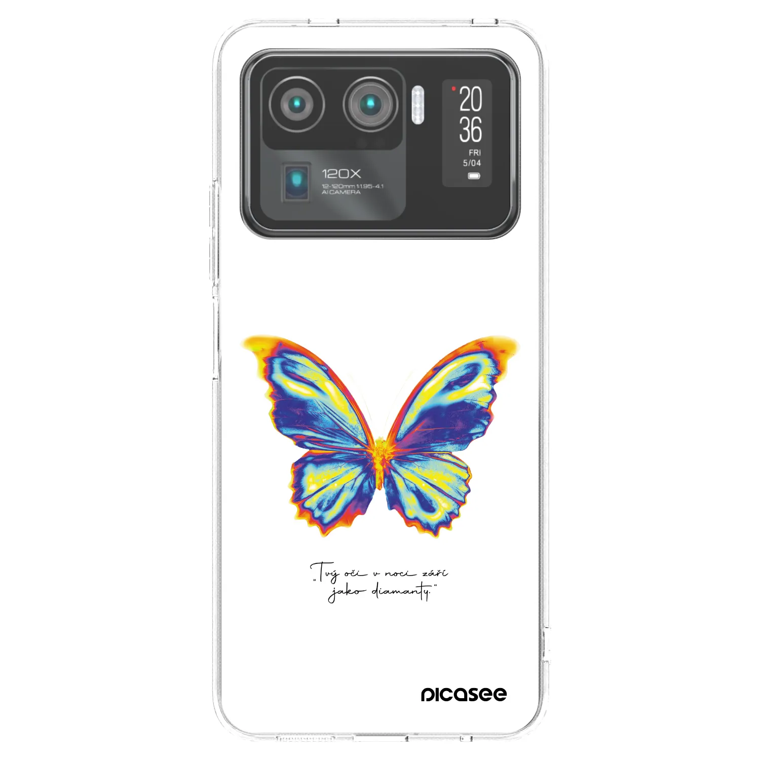 Picasee Xiaomi Mi 11 Ultra Hülle - Transparentes Silikon - Diamanty White