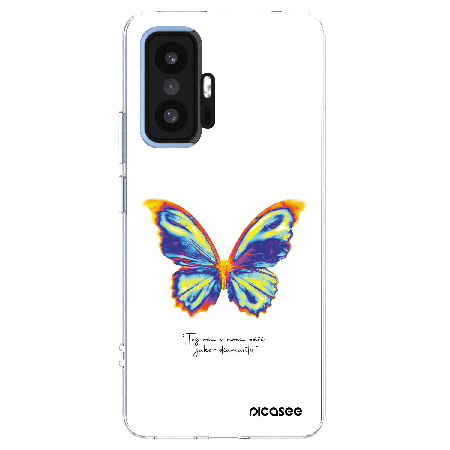 Picasee Xiaomi 11T Pro Hülle - Transparentes Silikon - Diamanty White