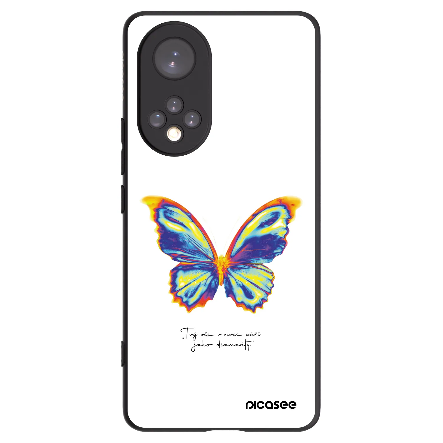 Picasee Huawei Nova 9 Hülle - Schwarzes Silikon - Diamanty White