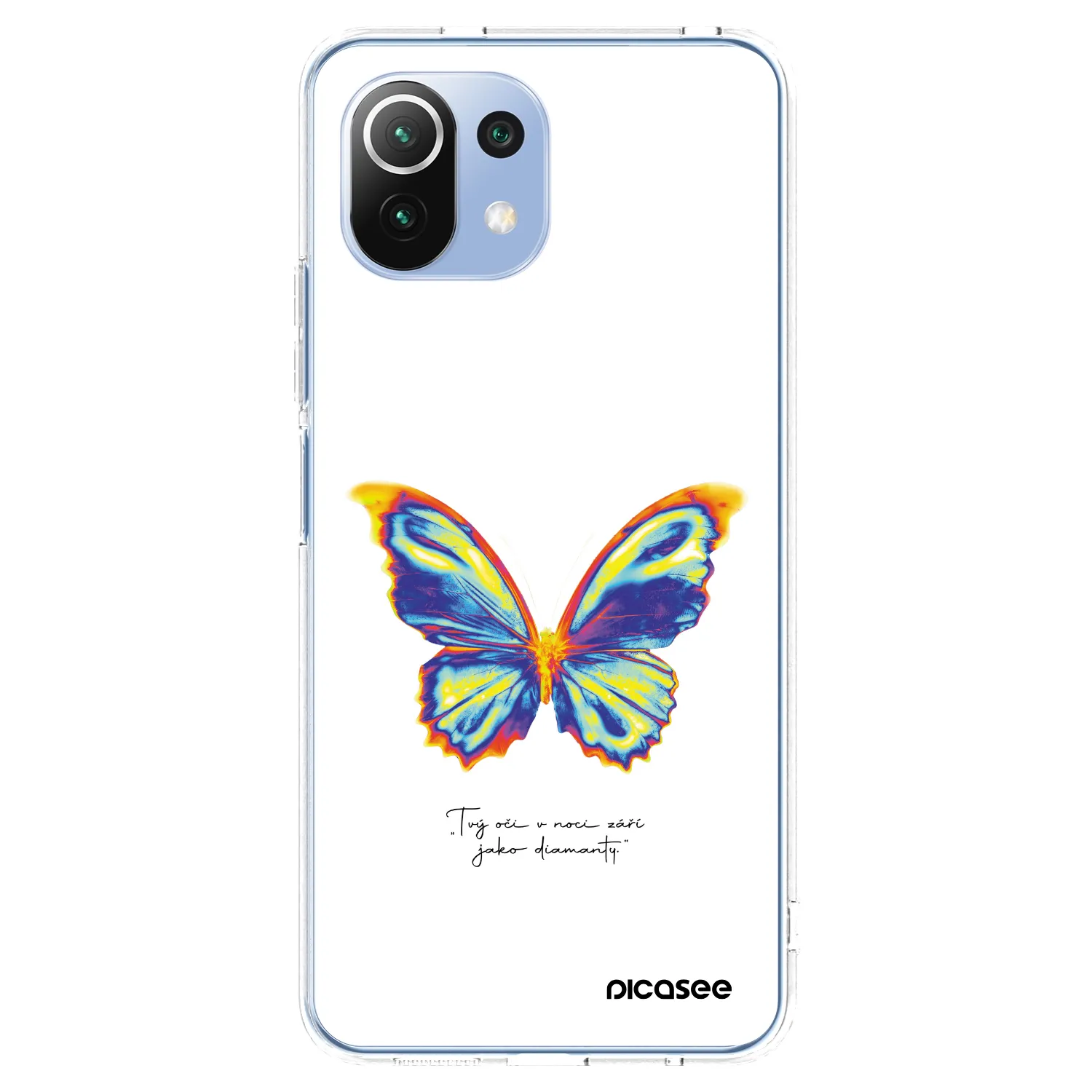 Picasee Xiaomi 11 Lite 5G NE Hülle - Transparentes Silikon - Diamanty White